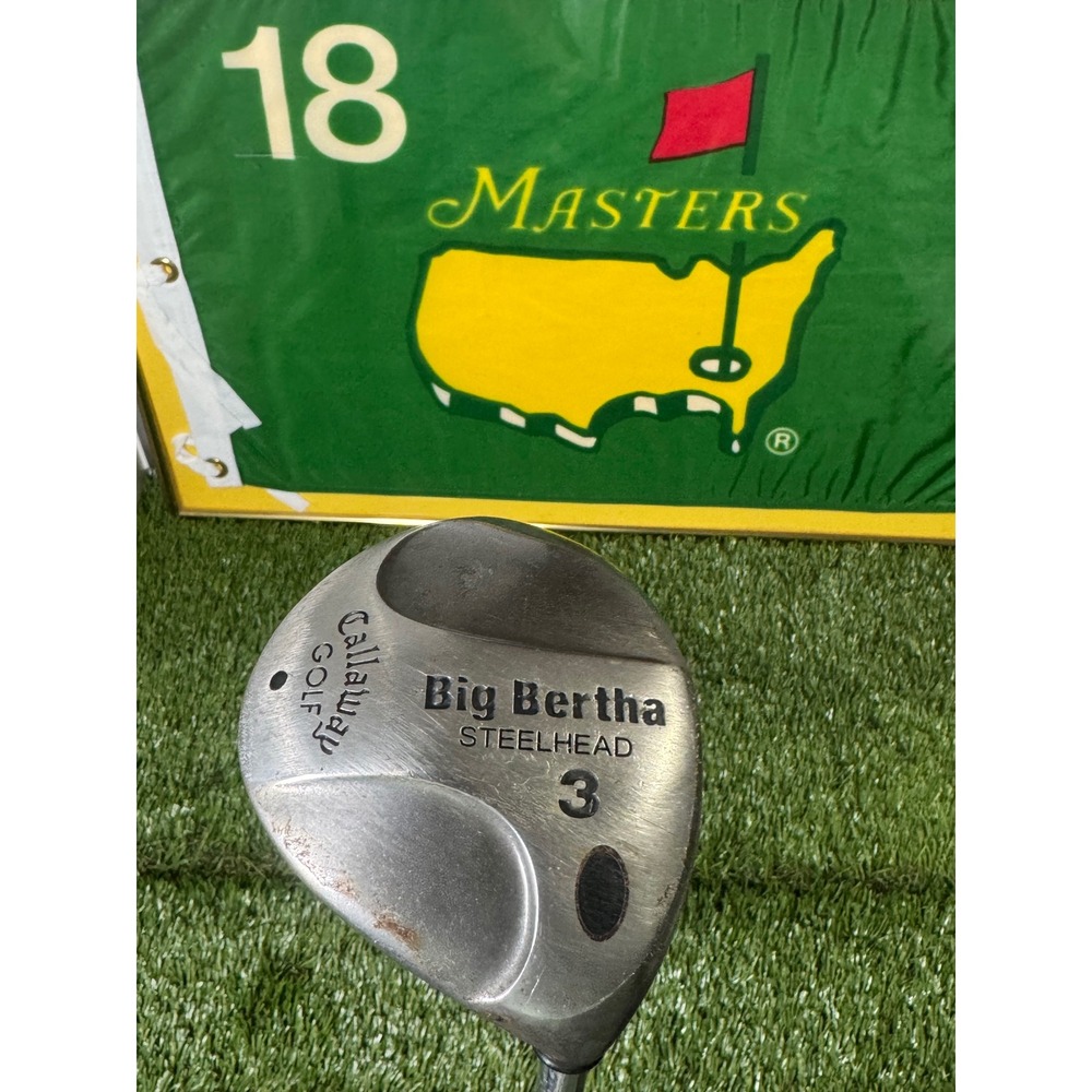 Callaway Golf Big Bertha Steelhead 3 Fairway Wood RH Memphis 10 98 Steel Shaft